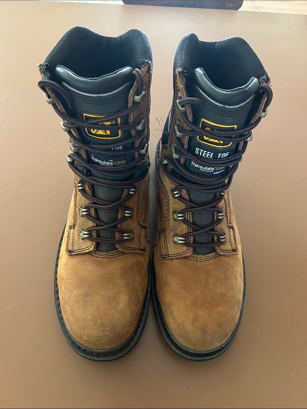 Caterpillar Generator 8-inch Waterproof Steel Toe Men’s Work Boot
